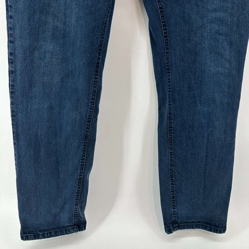 Ring Of Fire Jeans Mens 38x32 Blue Denim Stretch Slim Fit 5-Pocket Everyday